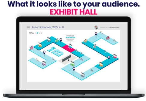 Online exhibit hall example.