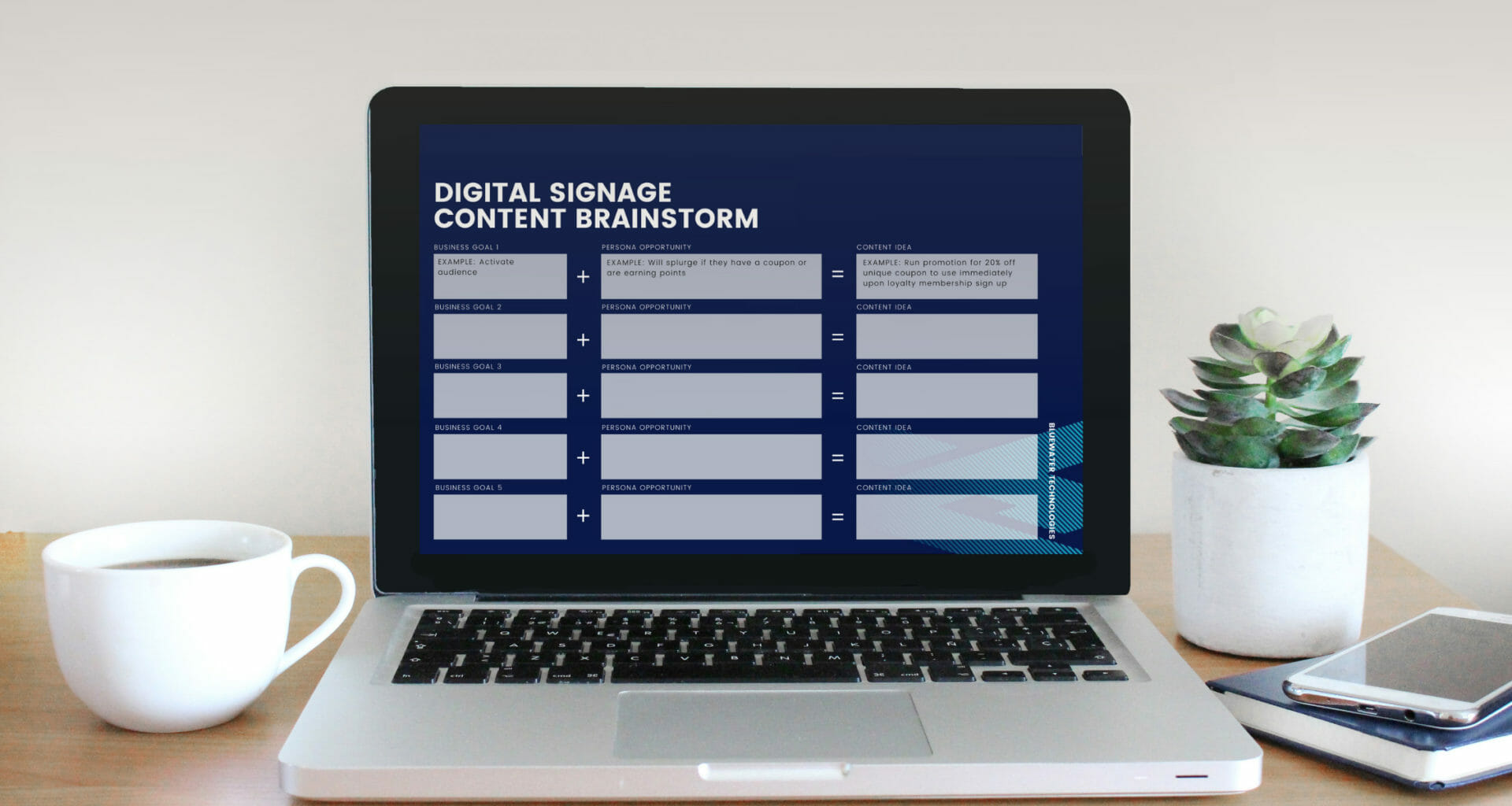 Our 3 Part Framework for Creating A Digital Signage Content Strategy -  Bluewater