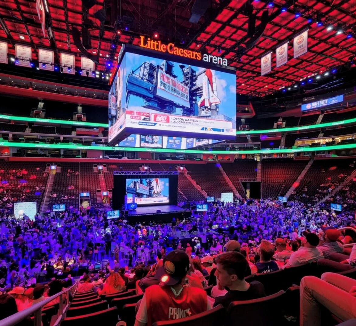 The Detroit Pistons Draft Party at Little Caesars Arena