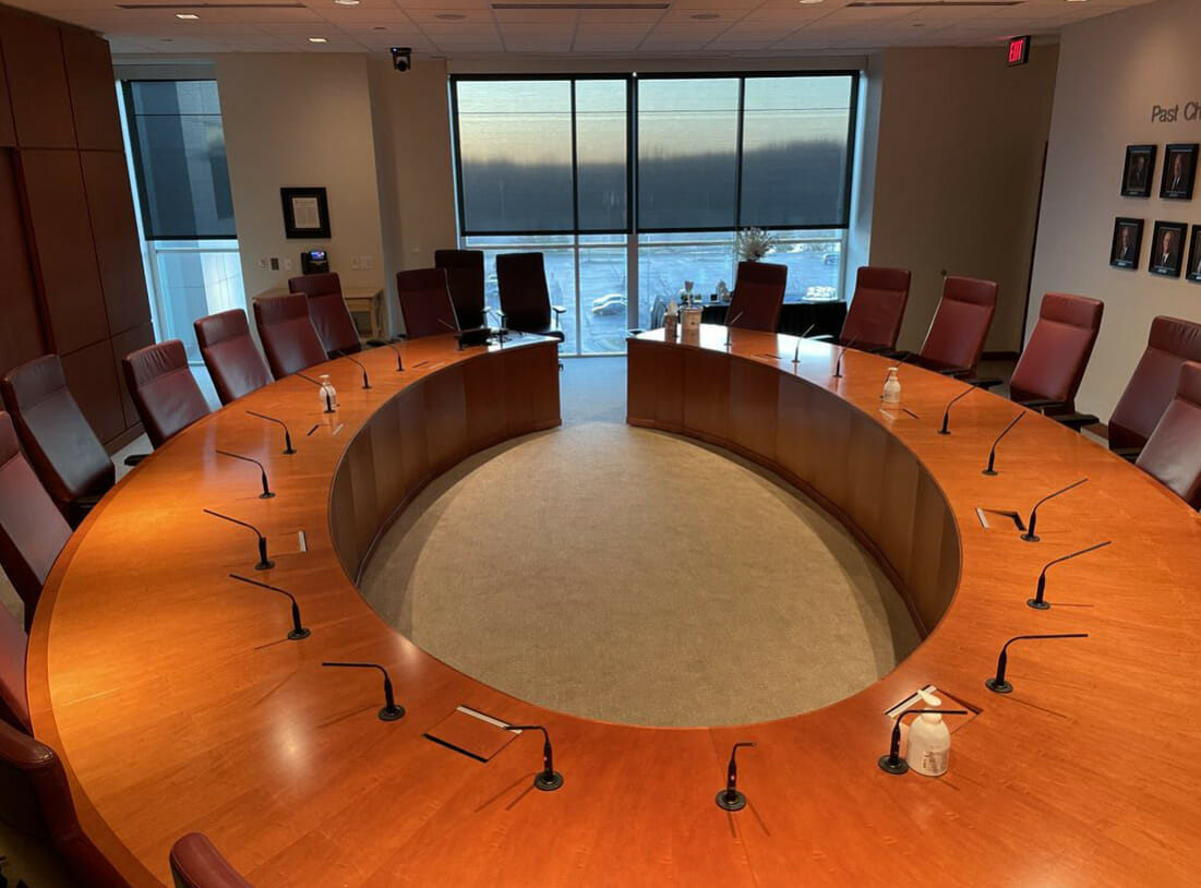 hybrid meeting room